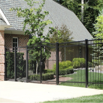 Black Aluminum Maintenance-free Ornamental Garden Fence